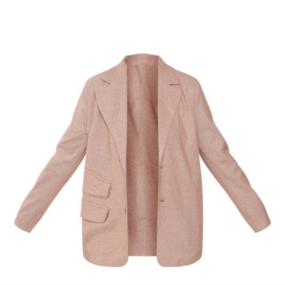 Pretty little thing Herringbone detail blazer - Picture 3 of 7